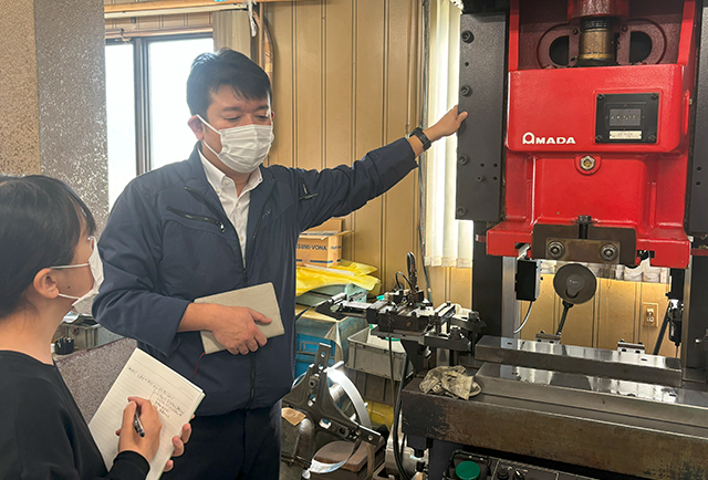 町工場応援プロジェクトの様子
